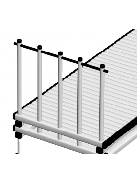 Перила для платформ - второе дно ECO-ECO (м.пог.)