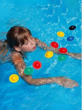 Тренажер для освоения техники дыхания в воде ЛЕТАЮЩИЕ ТАРЕЛОЧКИ EGG FLIPS HYDROTONUS 5шт