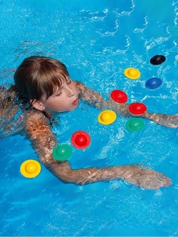 Тренажер для освоения техники дыхания в воде ЛЕТАЮЩИЕ ТАРЕЛОЧКИ EGG FLIPS HYDROTONUS 5шт